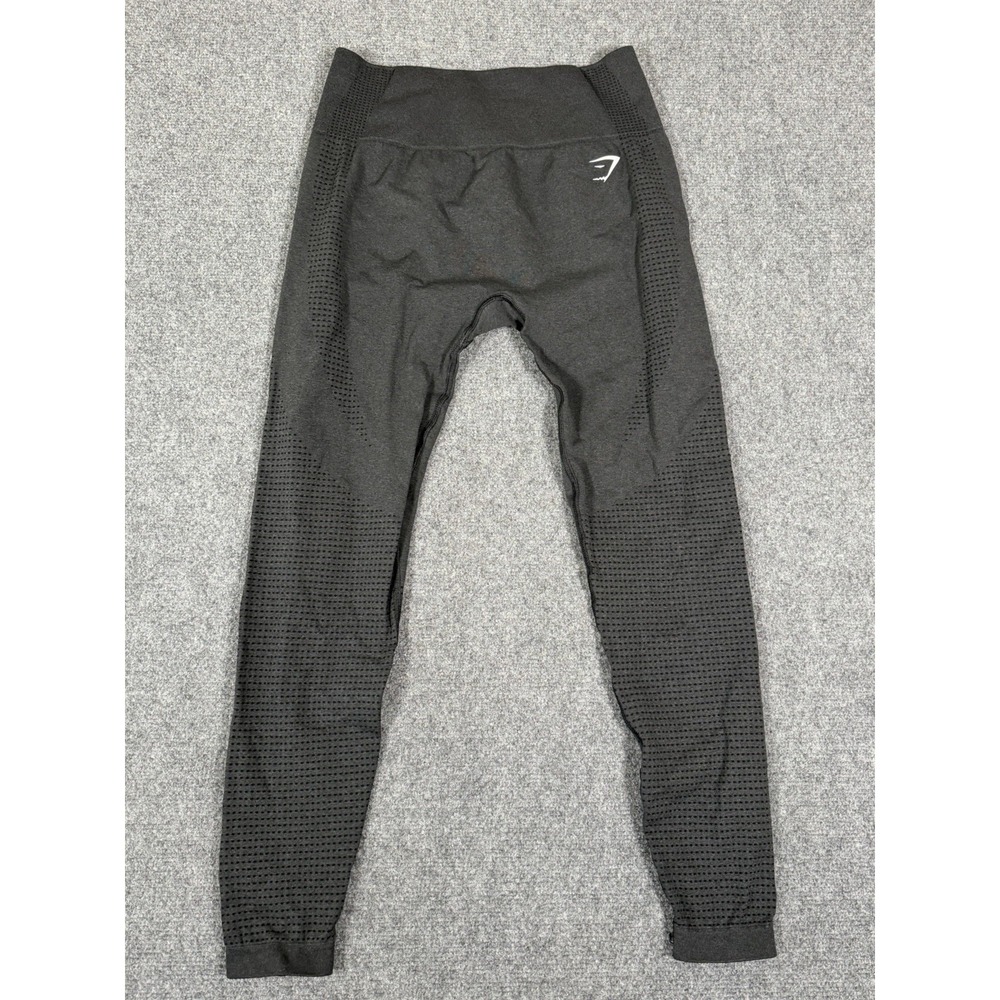 Gymshark‎ Pants Womens Large Gray Vital Seamless 2.0 Leggings High Waisted 25"